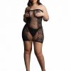 Le Desir Strapless Mini Dress - Queen - Black
