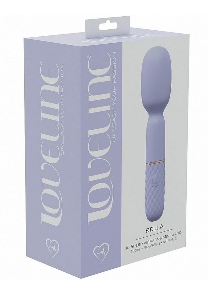 LoveLine Bella Rechargeable Silicone Mini Wand - Lavender