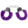 Ouch! Pleasure Handcuffs Furry - Purple