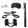 Ouch! Bed Post Bindings Restraining Kit - Black