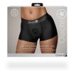 Ouch! Vibrating Strap-On Boxer Rechargeable - M/L - Black