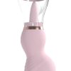 Pumped Sensual Automatic 13 Speed Silicone Rechargeable Vulva and Breast Pump - Pink