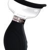Pumped Delightful Automatic 5 Speed Silicone Rechargeable Vulva Clitoral Clitoral and Breast Pump - Black
