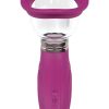 Pumped Delightful Automatic 5 Speed Silicone Rechargeable Vulva Clitoral Nipple and Breast Pump - Pink