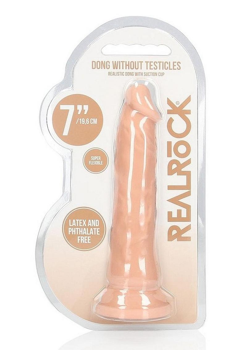 RealRock Skin Realistic Dildo 7in - Vanilla