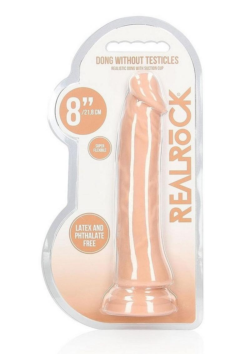 RealRock Skin Realistic Dildo 8in - Vanilla