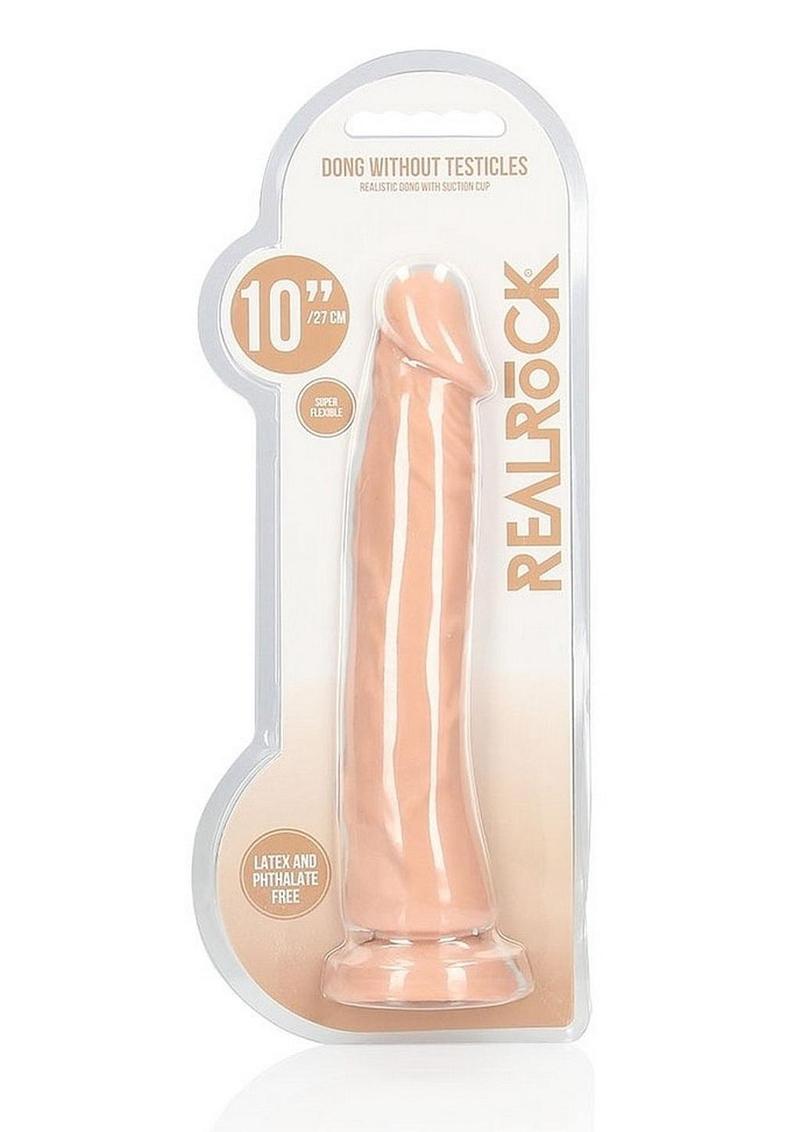 RealRock Skin Realistic Dildo 10in - Vanilla