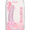 RealRock Crystal Clear Strapless Strap-On 6 - Pink