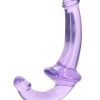 RealRock Crystal Clear Strapless Strap-On 6 - Purple