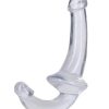 RealRock Crystal Clear Strapless Strap-On 6 - Clear