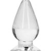 RealRock Crystal Clear Anal Plus 3.5in - Clear