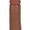 RealRock Ultra Realistic Skin Extra Thick No Balls 9in - Caramel