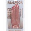 RealRock Ultra Realistic Skin Dual Penetration 5in/6in - Vanilla