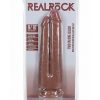 RealRock Ultra Realistic Skin Dual Penetration 9in/10in - Caramel