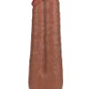 RealRock Ultra Realistic Skin Dual Penetration 9in/10in - Caramel