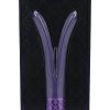 Royal Gems Dueling Queens Rechargeable Silicone Vibrator - Purple
