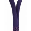 Royal Gems Dueling Queens Rechargeable Silicone Vibrator - Purple