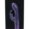 Royal Gems Royal Rabbit Rechargeable Silicone Vibrator - Purple