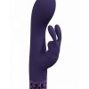 Royal Gems Royal Rabbit Rechargeable Silicone Vibrator - Purple