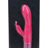 Royal Gems Monarch Rechargeable Silicone Rabbit Vibrator - Pink