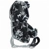 S-Line Bear Bag Pleather Writing - Black
