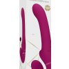 Vive AI Rechargeable Silicone Dual Motor Strapless Strap-On - Pink