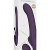 Vive AI Rechargeable Silicone Dual Motor Strapless Strap-On - Purple