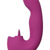 Vive YUMI Rechargeable Silicone Triple Motor G-Spot Finger Motion Vibrator - Pink