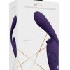 Vive GEN Rechargeable Silicone Triple Motor G-Spot Vibrator with Pulse Wave - Purple