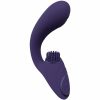 Vive GEN Rechargeable Silicone Triple Motor G-Spot Vibrator with Pulse Wave - Purple