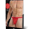 Lace King Lace G-String - Small/Medium - Red