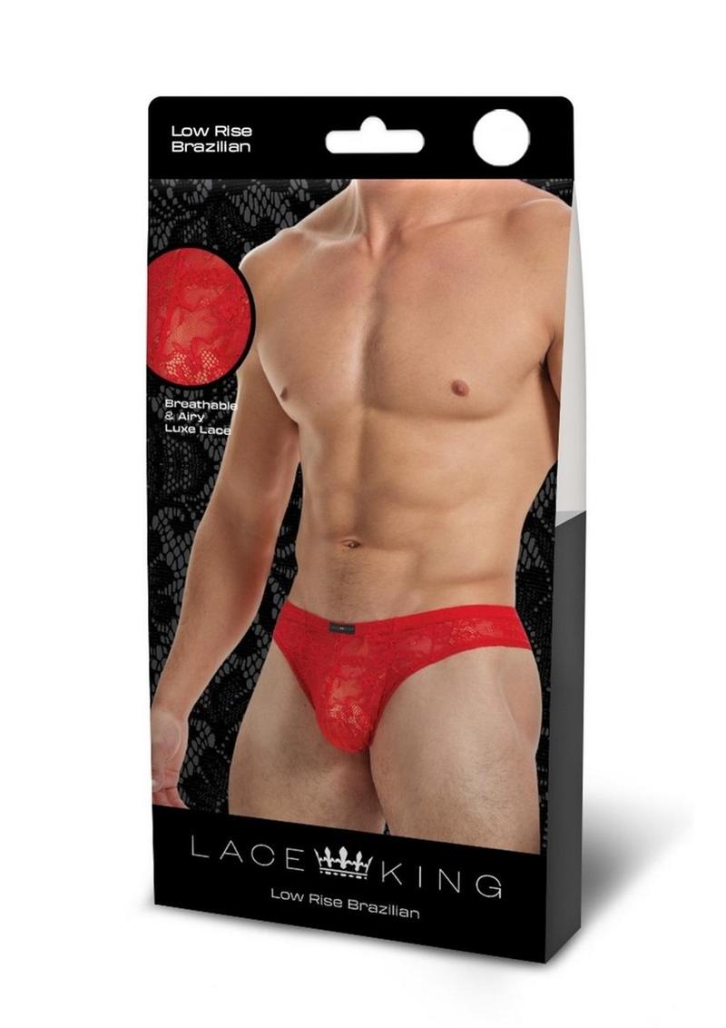 Lace King Lace Bikini - L/XL - Red