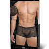 Lace King Lace Boxers - Small/Medium - Black
