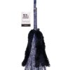 Sex and Mischief Cougar Faux Fur Flogger - Navy/Black