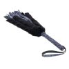 Sex and Mischief Cougar Faux Fur Flogger - Navy/Black