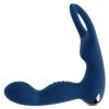 Zero Tolerance By All Means Rechargeable Silicone Anal Vibrator with Remote Control - Blue