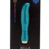 Nu Sensuelle Bella Velvet Touch with Turbo Rechargeable Silicone Vibrator - Green/Rose Gold