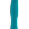 Nu Sensuelle Bella Velvet Touch with Turbo Rechargeable Silicone Vibrator - Green/Rose Gold