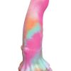 Monster Romance Squid Lust Rechargeable Silicone Dong - Multicolor