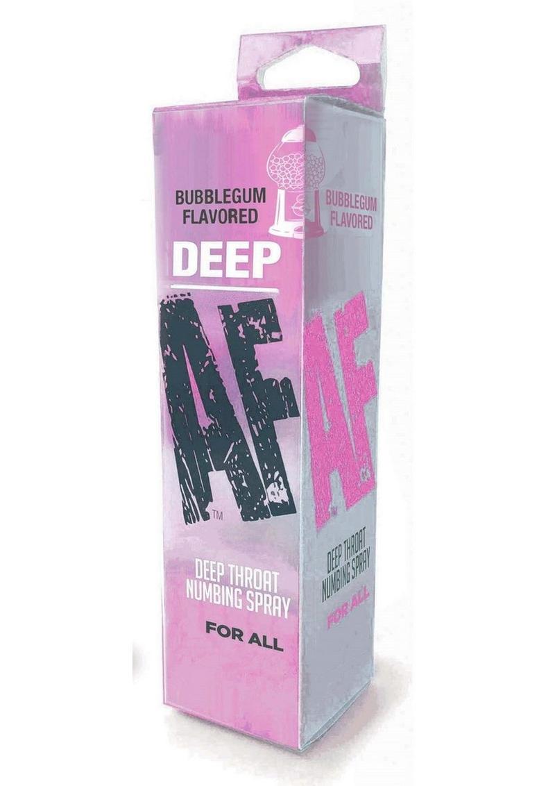 Deep AF Deep Throat Numbing Spray 1oz - Bubblegum