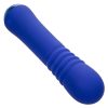 Thicc Chubby Thrusting Rechargeable Silicone Vibrator - Purple