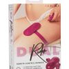 Dual Rider Remote Control Grinder Rechargeable Silicone Vibrator - Red