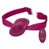 Dual Rider Remote Control Grinder Rechargeable Silicone Vibrator - Red