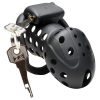 Master Series Lock Down Chastity Cage - Black