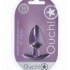 Ouch! Anal Plug Silicone - Medium - Metallic Purple