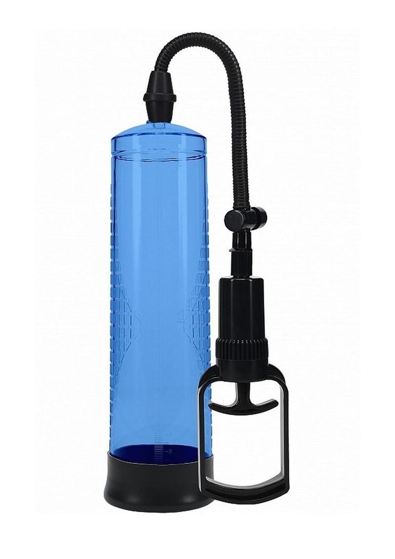 Pumped Basic Pump 2 Water Resistant Silicone Penis Pump - Blue