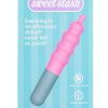 Rock Candy Bubble Gusher Rechargeable Silicone Vibrator - Pink/Gray