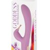 Goddess Tri-Tip Rechargeable Silicone Personal Vibrator - Lavender