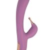 Goddess Tri-Tip Rechargeable Silicone Personal Vibrator - Lavender