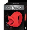 My Secret Vibrating Tongue Rechargeable Silicone Clitoral Stimulator - Red
